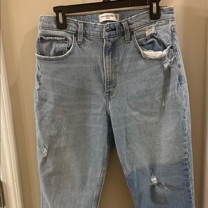Abercrombie & Fitch Light Blue High Rise Jeans